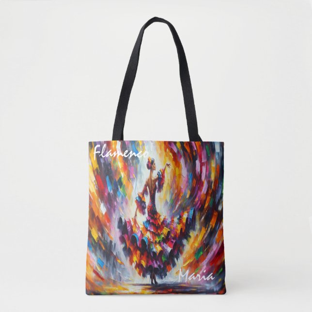 Bolsa Tote "Flamenco" personalizável (Frente)