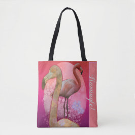 Bolsa Tote Flamingle Floral Flamingo