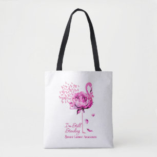 Bolsa Tote Flamingo Eu Ainda Estou De Pé-Cancer