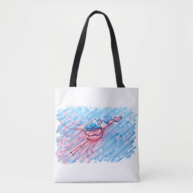 Bolsa Tote Flamingo Hidratado (Frente)