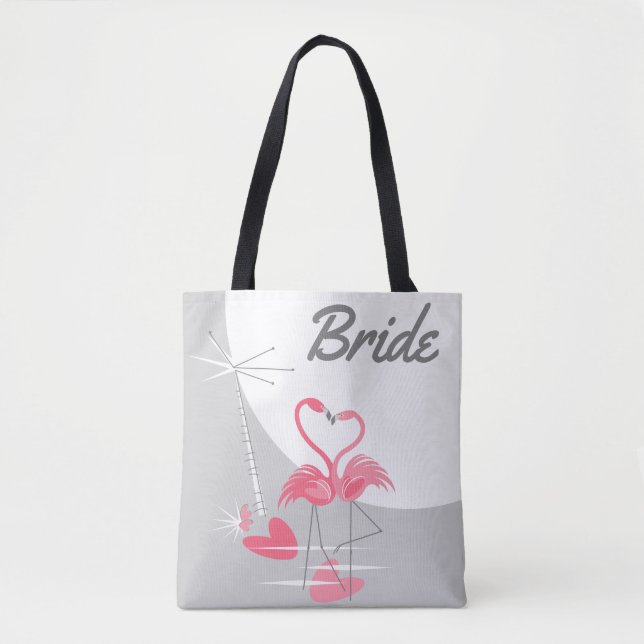 Bolsa Tote Flamingo Love Large Moon Bride tobag (Frente)