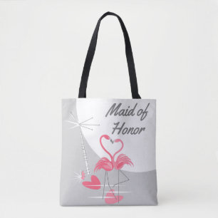 Bolsa Tote Flamingo Love Large Moon Madrinha de casamento sac