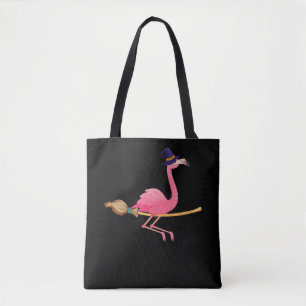 Bolsa Tote Flamingo Mulheres Engraçado Flamingo Witeen Hall