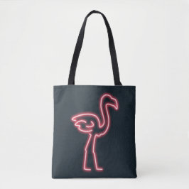 Bolsa Tote Flamingo no Neon Pink
