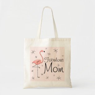Bolsa Tote Flamingo Pink "Fabulosa Mãe", saco de tote