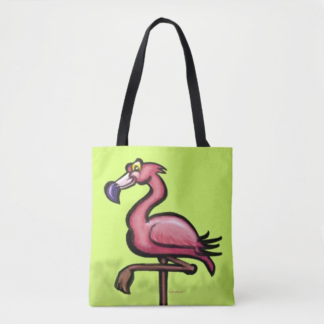 Bolsa Tote Flamingo Rosa (Frente)