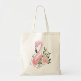 Bolsa Tote Flamingo Rosa Tropical Weding Flower Girl