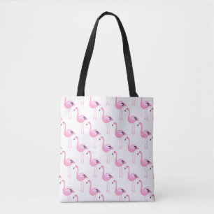 Bolsa Tote Flamingos cor-de-rosa 2