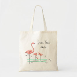 Bolsa Tote Flamingos Ocean Trio 4 'Texto'