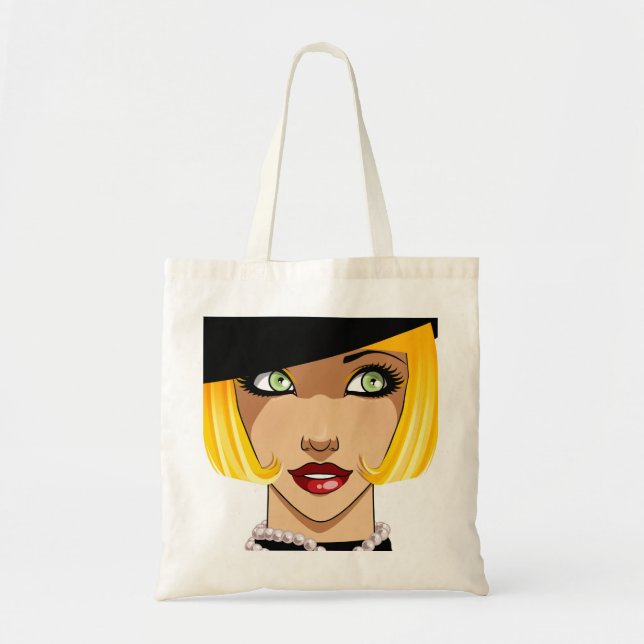 Bolsa Tote Flapper Lady (Frente)