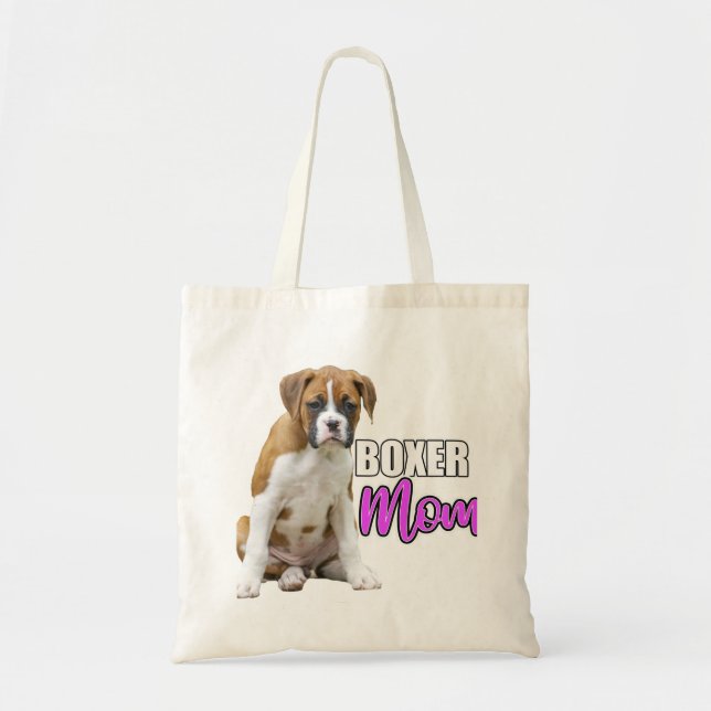 Bolsa Tote Flasy Fawn Boxpy - Mãe Boxer (Frente)