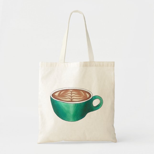 Bolsa Tote Flat White Latte Cappucccino Café Compro House Caf (Frente)