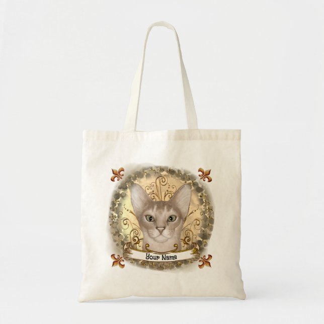 Bolsa Tote Fleur De Lis Abissínio  (Frente)