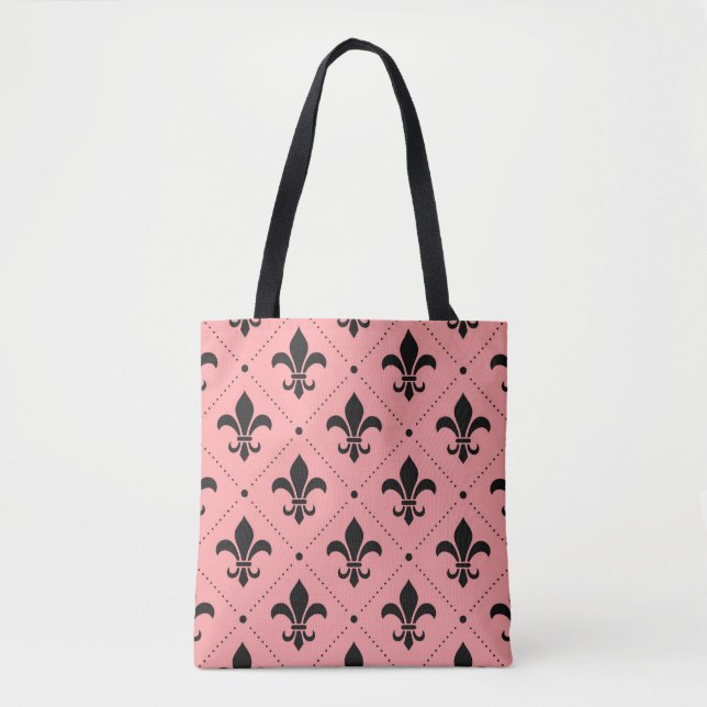 Bolsa Tote Fleur De Lis Pattern (Frente)