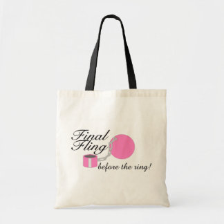 Bolsa Tote Fling final antes do anel
