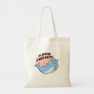 Bolsa Tote Flippin Fantástico Dolphin Pun