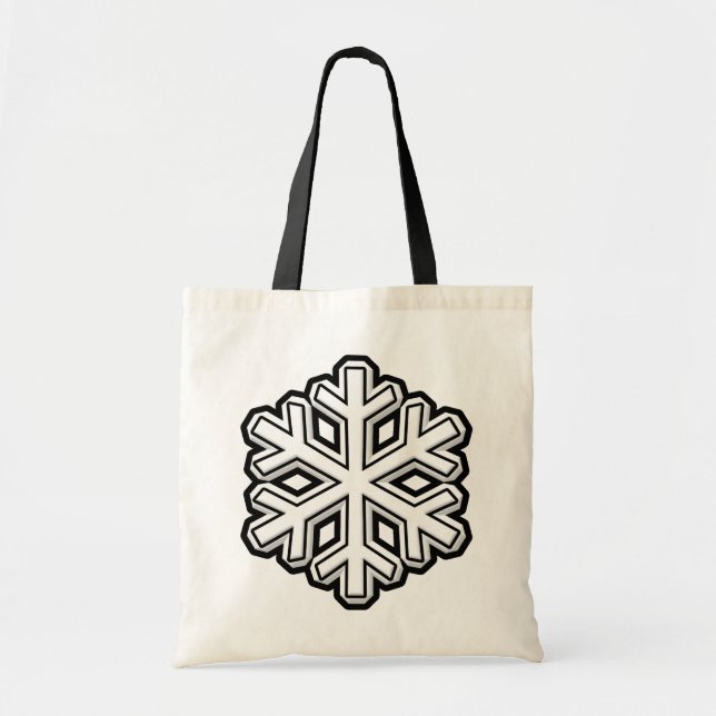 Bolsa Tote Floco de neve (Frente)