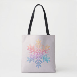 Bolsa Tote Floco de neve simples
