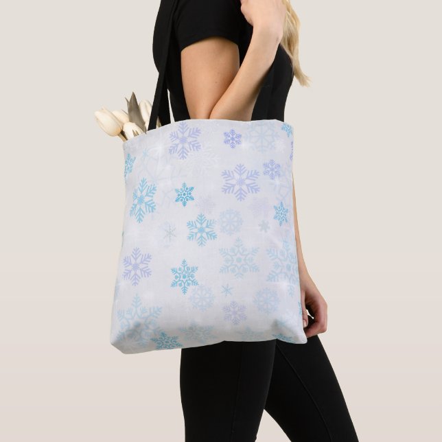 Bolsa Tote Flocos de neve (Close Up)