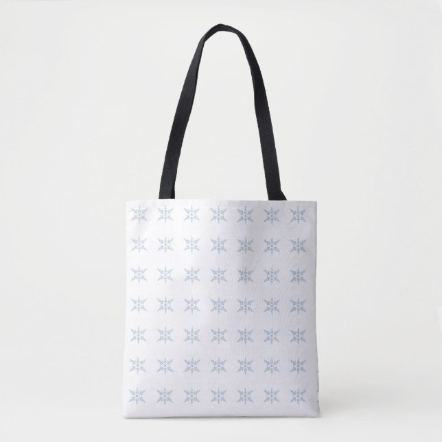 Bolsa Tote Flocos de neve do inverno (Frente)
