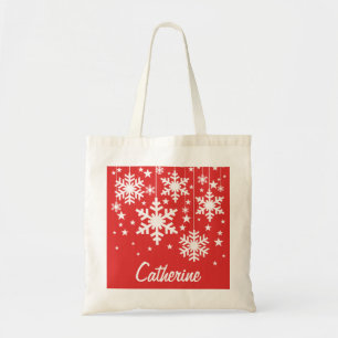 Bolsa Tote Flocos de neve e estrelas Saco de ferramentas, ver