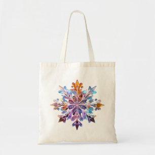 Bolsa Tote "Flocos de neve iridescentes