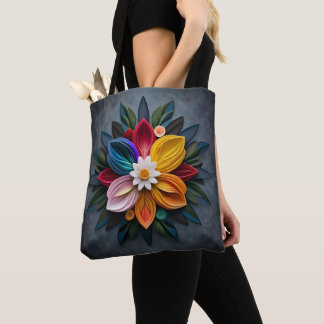 Bolsa Tote flor