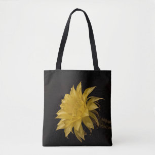 Bolsa Tote Flor amarela do cacto na flor