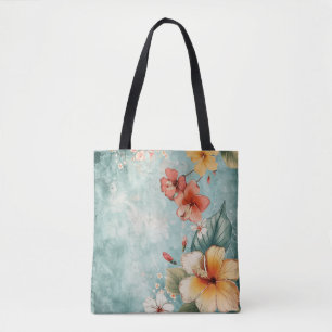 Bolsa Tote Flor Boho Breezy Tropical
