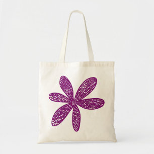 Bolsa Tote Flor bonito - ameixa
