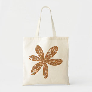 Bolsa Tote Flor bonito - Castanho