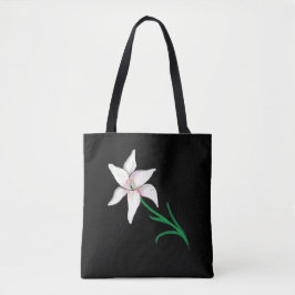 Bolsa Tote Flor branca