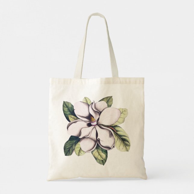 Bolsa Tote Flor Branca (Verso)