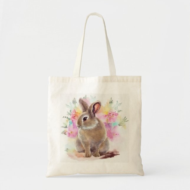 Bolsa Tote Flor Bunny (Frente)