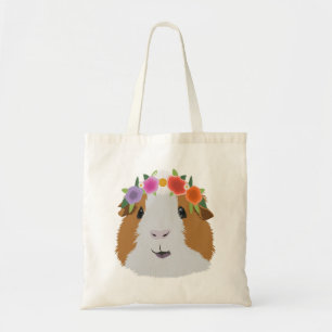 Bolsa Tote Flor Coroa Guiné PIg