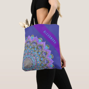 Bolsa Tote Flor Da Vida - Estilo De Mandala Índia 2