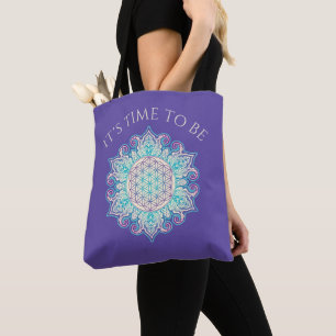 Bolsa Tote Flor da Vida - Mandala Indiana 2