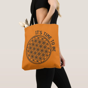 Bolsa Tote FLOR DA VIDA - Símbolo de Geometria Sagrado 1
