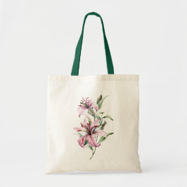 Bolsa Tote Flor de Aquarela