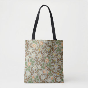 Bolsa Tote Flor de Botânica Trevo de William Morris