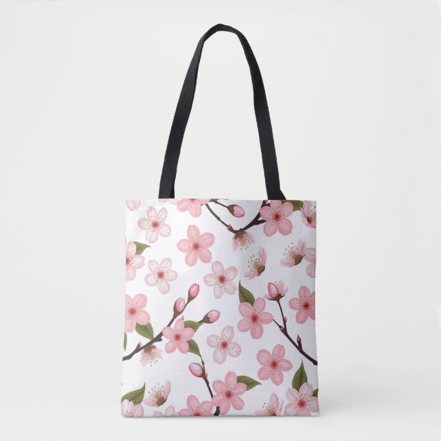 Bolsa Tote Flor de cereja (Frente)