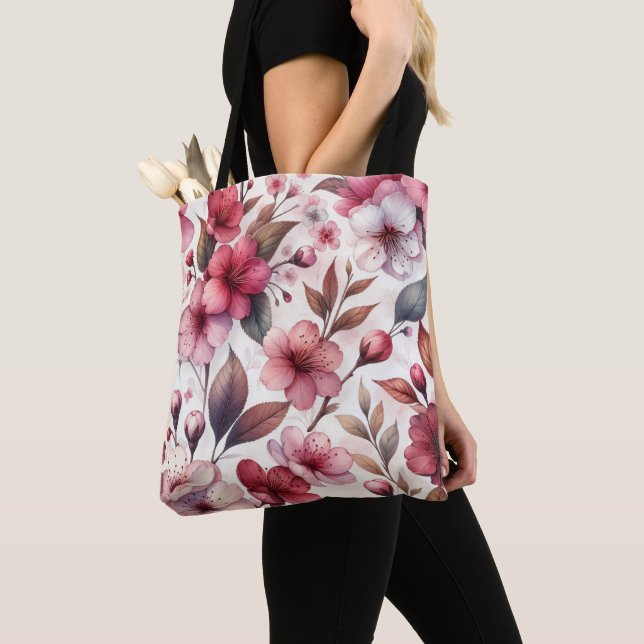 Bolsa Tote Flor de Cerejeira (Close Up)