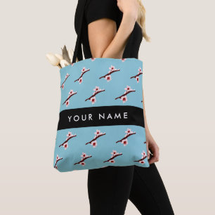 Bolsa Tote Flor de Cerejeira, Sakura Rosa, Seu Nome