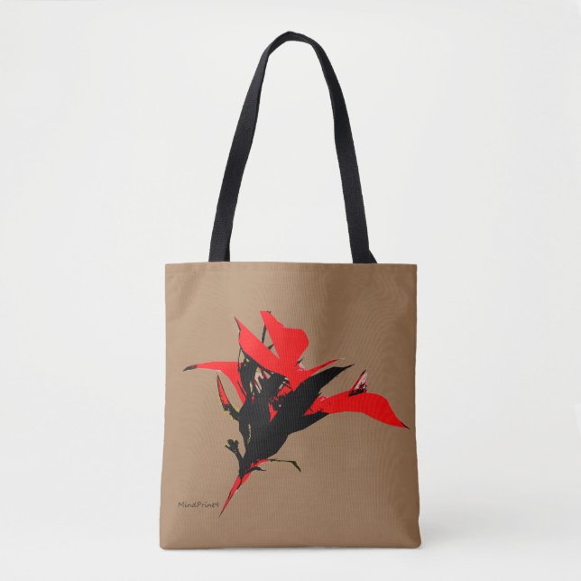 Bolsa Tote Flor de Descanso - Saco de Toques (Frente)