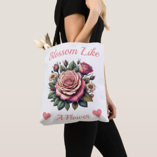 Bolsa Tote Flor de inspiração
