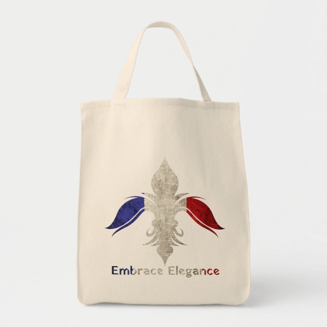 Bolsa Tote Flor-de-Lis (Frente)
