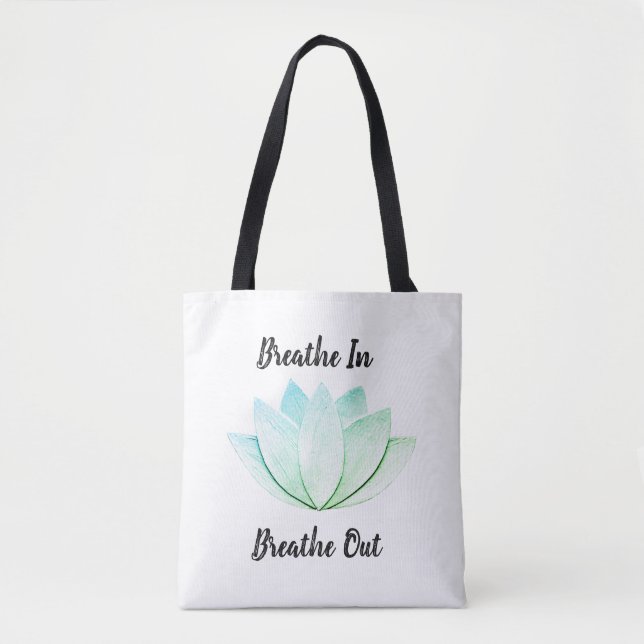 Bolsa Tote Flor de Lotus (Frente)