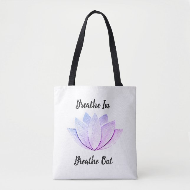 Bolsa Tote Flor de Lotus (Frente)