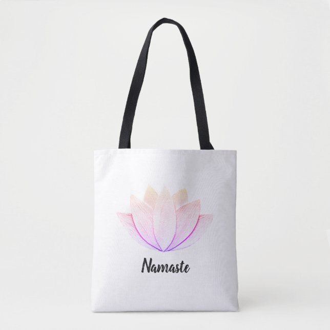 Bolsa Tote Flor de Lotus (Frente)