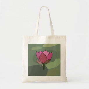 Bolsa Tote Flor de Lótus Rosa